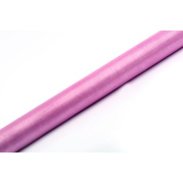 Organza Borde-løper Rosa - 9 Meter