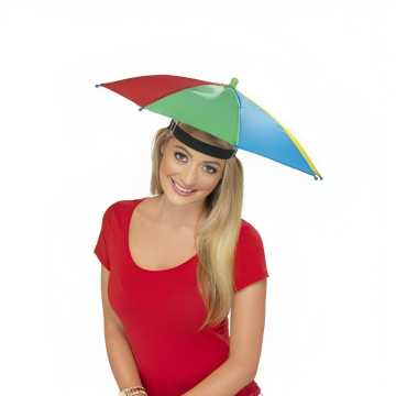 Paraplyhatt flerfarget