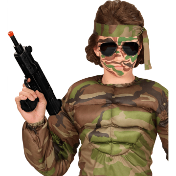 Maskinpistol til børn - 38 cm