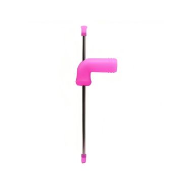 Flaske ølrør ølbong - Knockout Pink