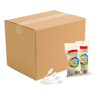 Plastikk transparent teske 720x - 12,5 cm