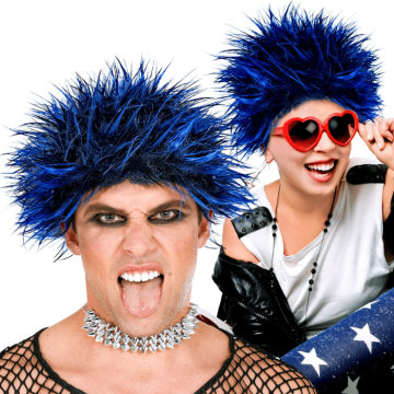 Lilla punk parykk