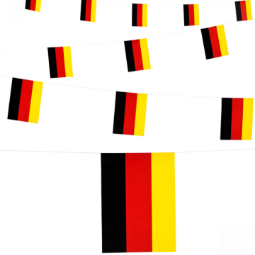 Tyskland Flagguirlande Tyske Flag - 6 M
