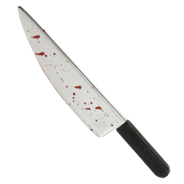 Blodig kjøkkenkniv 48 cm