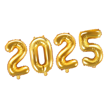 2025 folieballong gull - 86 cm