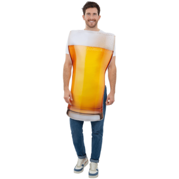 Ølglass kostyme unisex