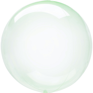 Grønn Krystal Klar Folieballong 45-55 cm