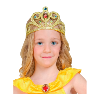 Gull tiara til barn