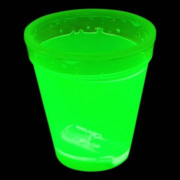 Selvlysende UV neonkopp grøn - 350 ml