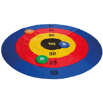 Frisbee dart-sett inkl. 3 frisbeer