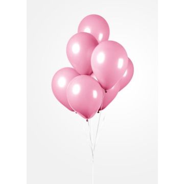 Lyserøde ballonger 50x - 30 cm