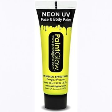 UV kroppsmaaling 25 ML neon Gul