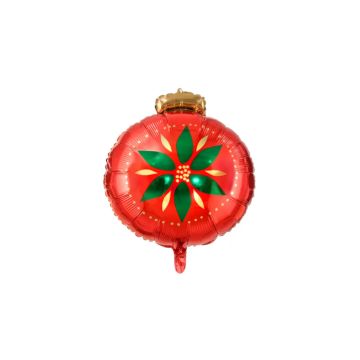 Folieballong julekule 45x45 cm