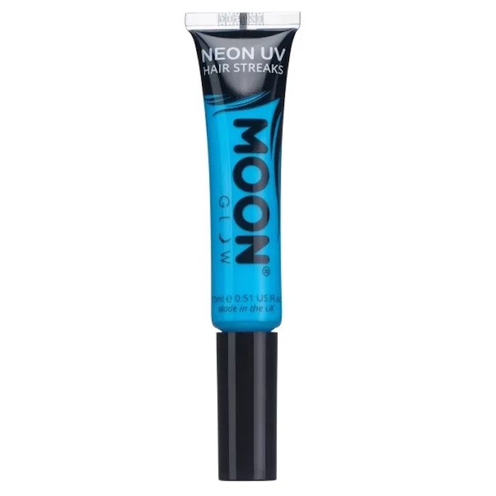 Neon UV Hårfarge Intens Blå, Moon Creations - 15 ml 