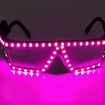 LED-briller pink neon 