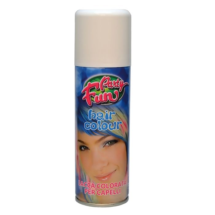 Hårspray med farge 125 ml kvit