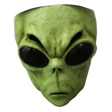 Grøn alienmaske