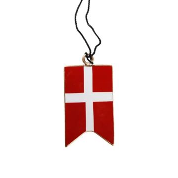 Dannebrog-flagg til oppheng juletre Det Gamle Apotek