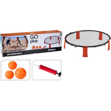 Spyderball-sett med 3 baller og pumpe