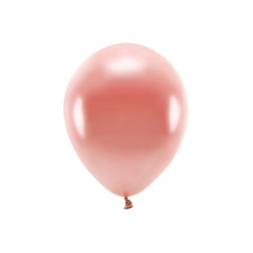 Metallic Rose Gold Ballonger 10x - 30 cm 