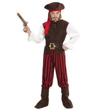 Karibisk piratkostyme for gutter