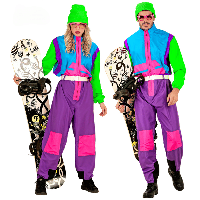 Retro snøbrettdrakt kostyme